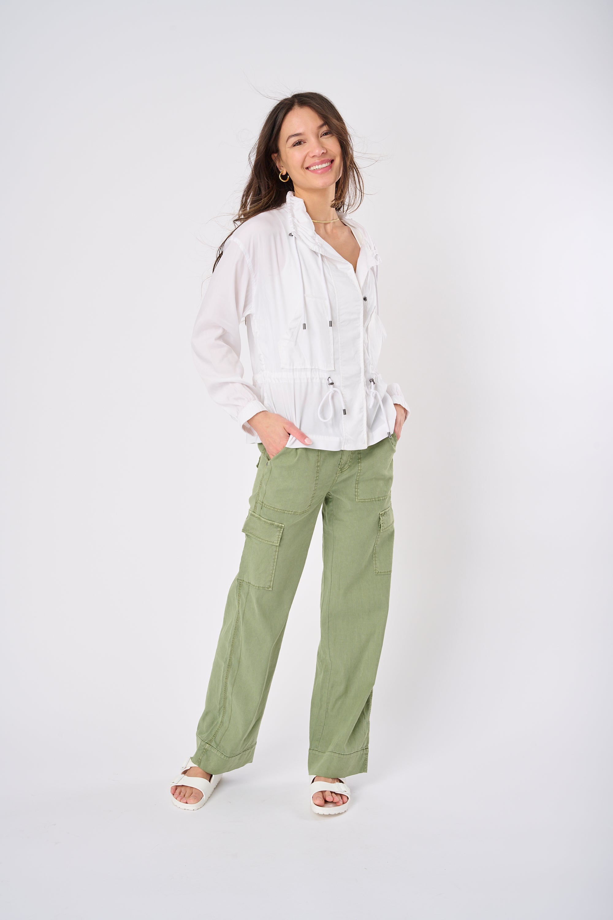 The Kim Cargo Jogger Pants in Olive (Small-Large) – AllyOops Boutique