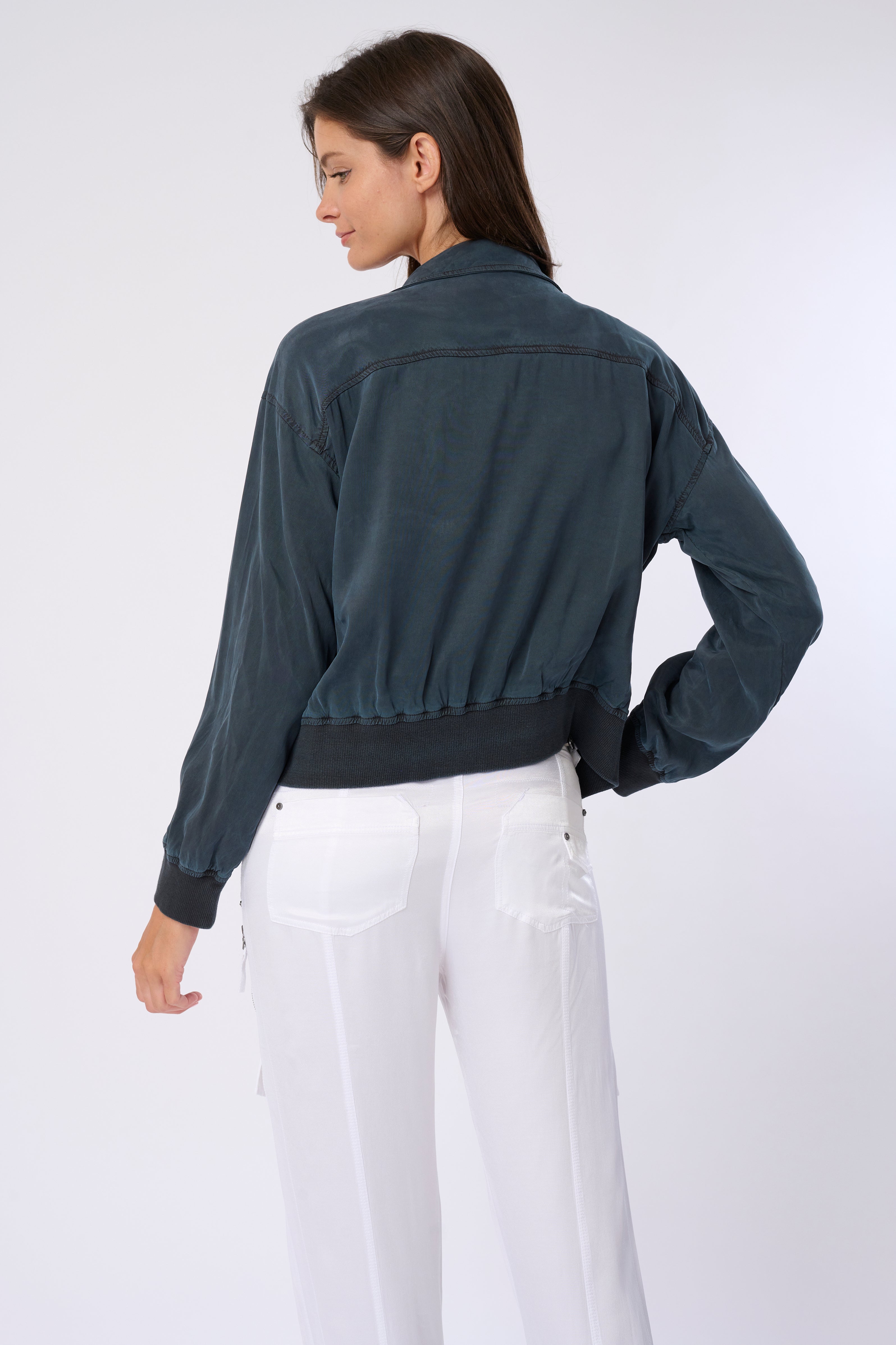 Samaria Stretch Cupro Jacket