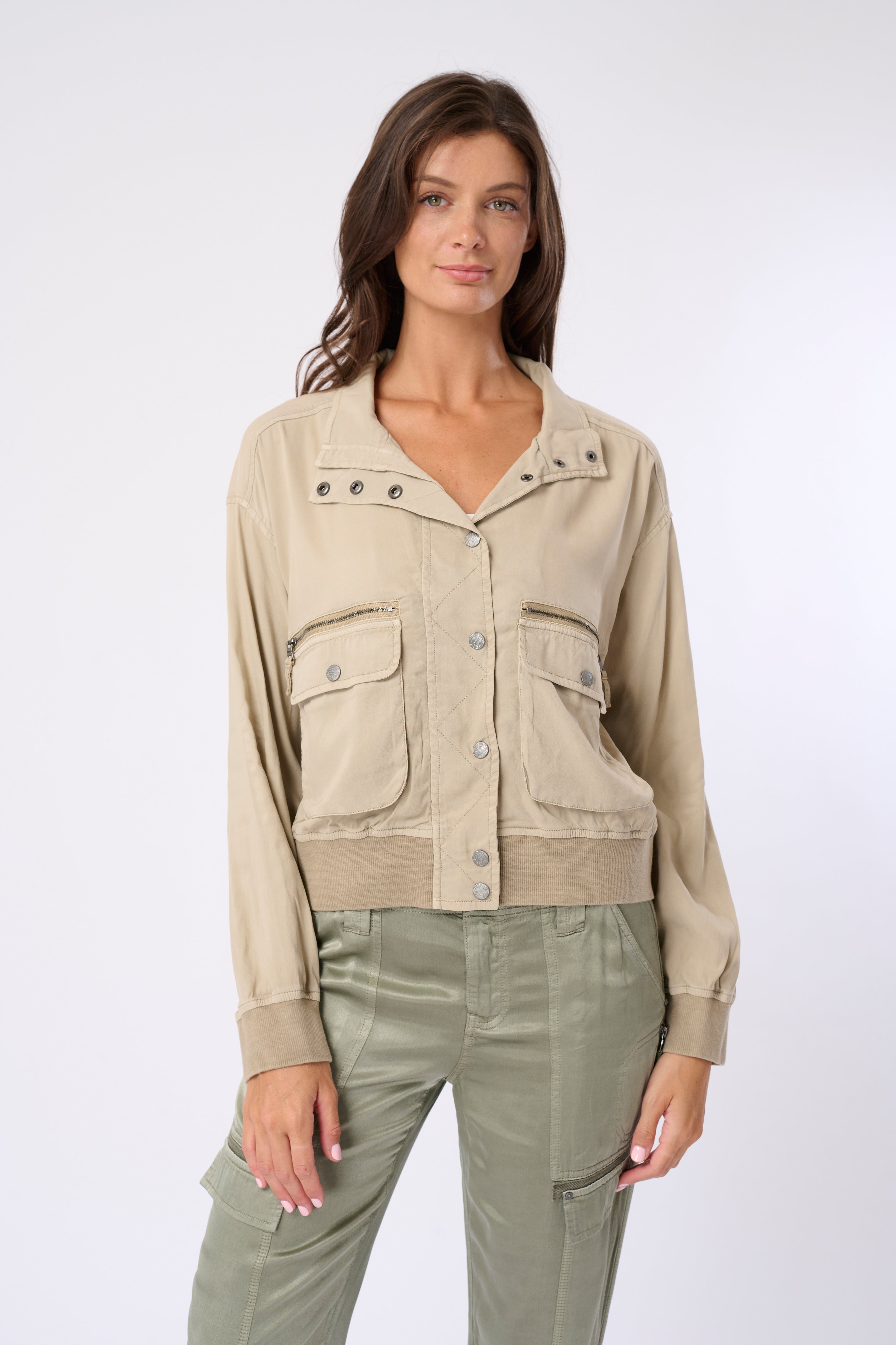 Samaria Stretch Cupro Jacket