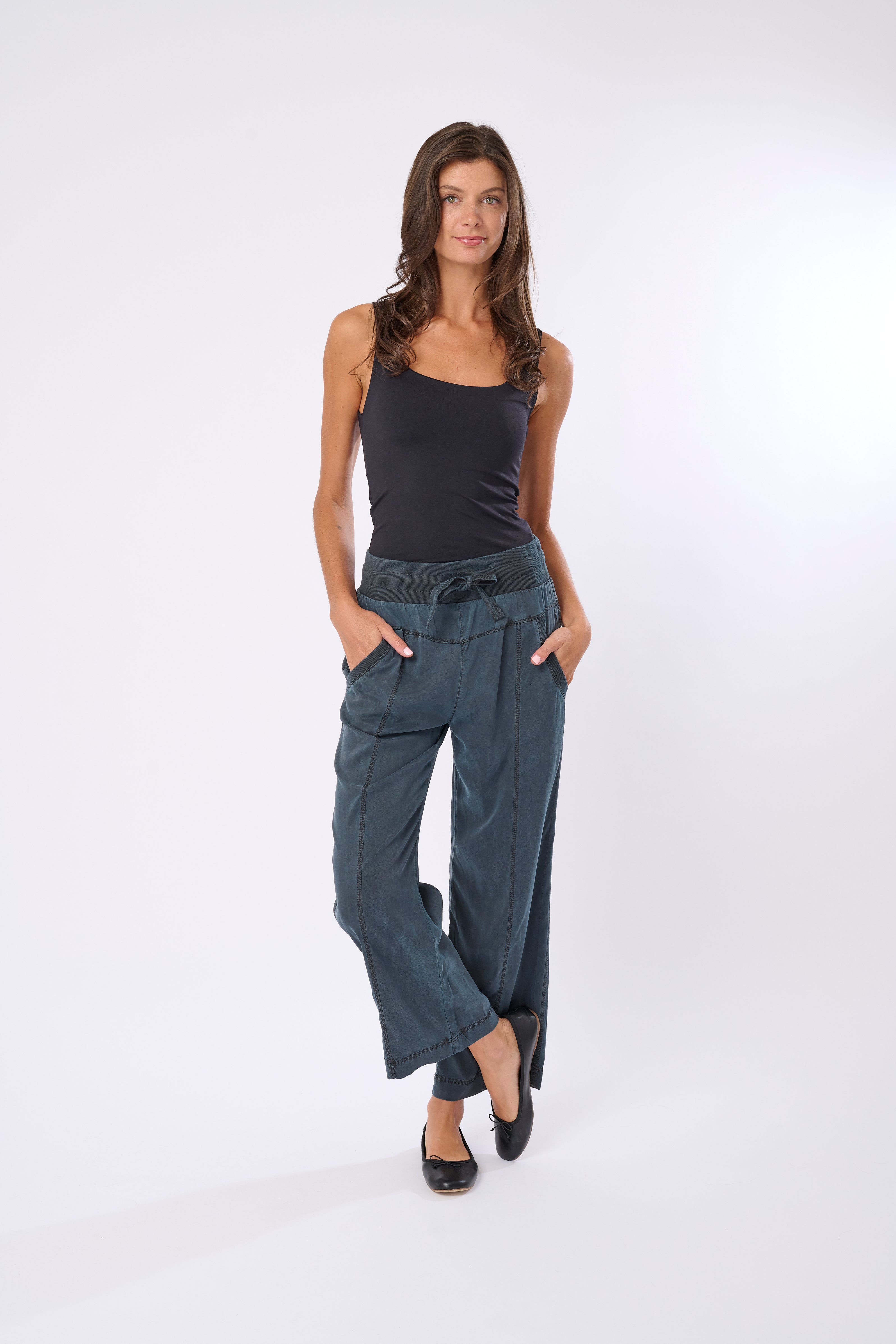 Natia Stretch Cupro Pant