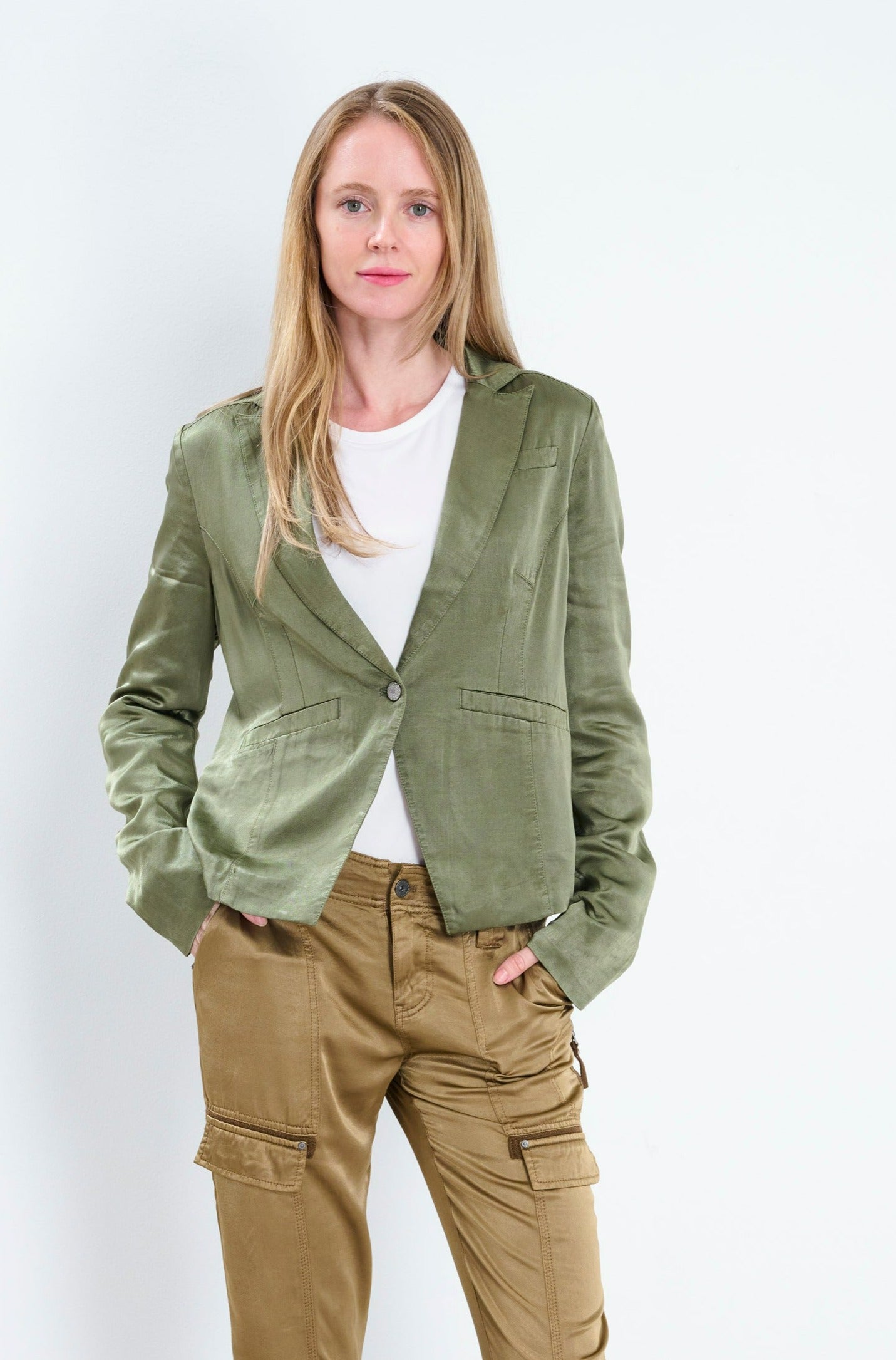 Green Corduroy Blazer