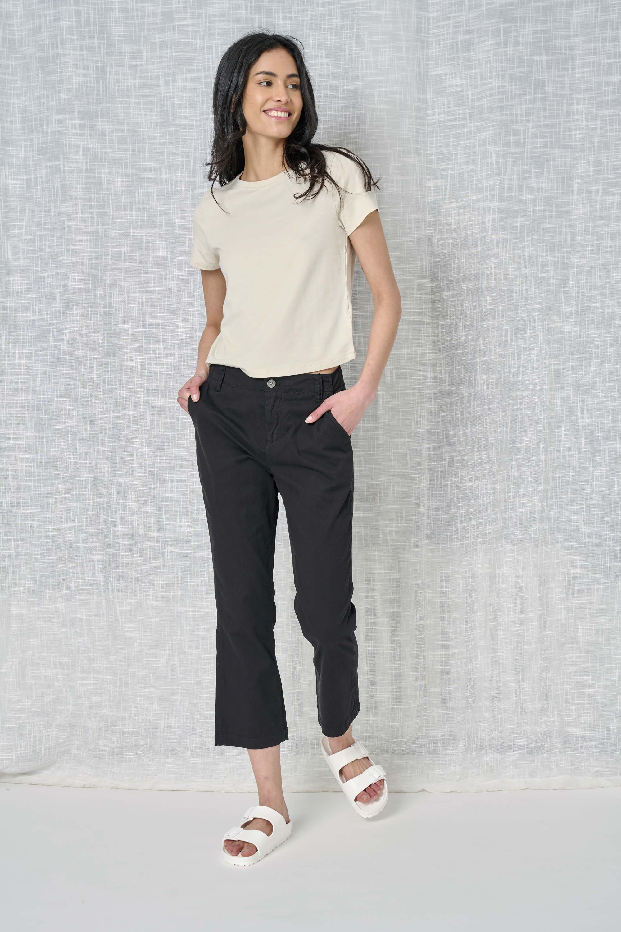 TEXTURED LOUNGE PANT - SOLID GREY – LADY WHITE CO.